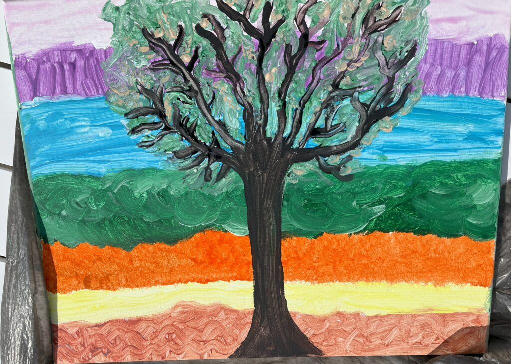 Intuïtief schilderen workshop ermelo gelderland veluwe apeldoorn nunspeet